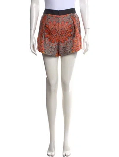 Pre-owned Helmut Lang Graphic Print Mini Shorts W/ Tags In Black