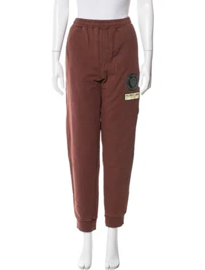 Pre-owned Helmut Lang Graphic Print Skinny Leg Pants In Neutral