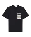 Helmut Lang Graphic Print T-shirt In Black