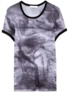 Helmut Lang T-shirt Mit Grafischem Print In Black