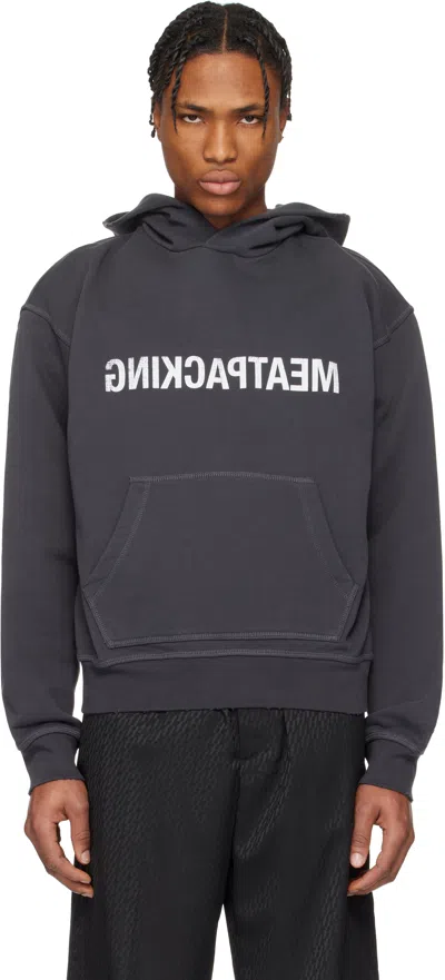 Helmut Lang Sweater Hoodie Kangaroo Pocket In Black