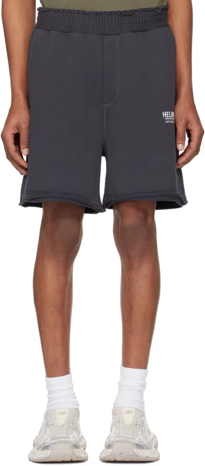 HELMUT LANG GRAY MEATPACKING SHORTS