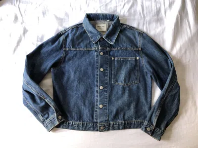 Pre-owned Helmut Lang Gtr-era Jeans Line 1 Pocket Denim Jacket In Blue