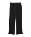 Helmut Lang Gusset Cotton Track Pants In Black