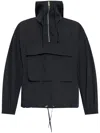 Helmut Lang Gusset Hoodie In Blue