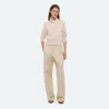 Helmut Lang Half-button Turtleneck In Neutral