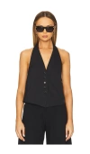 Helmut Lang Halter Vest In Black