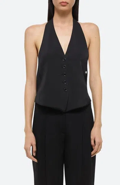 Helmut Lang Halter Vest In Black
