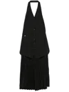 Helmut Lang Halter Vest Drs.roun Clothing In Black