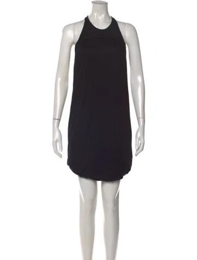 Pre-owned Helmut Lang Halterneck Mini Dress In Black