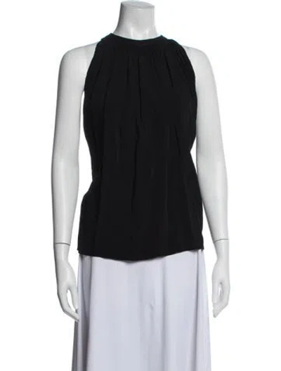 Pre-owned Helmut Lang Halterneck Sleeveless Blouse In Black