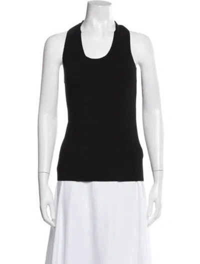 Pre-owned Helmut Lang Halterneck Sleeveless Top In Black