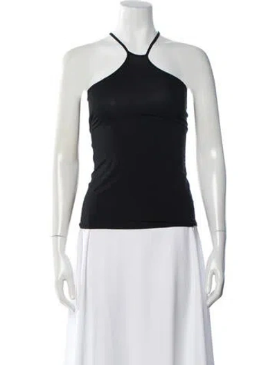 Pre-owned Helmut Lang Halterneck Sleeveless Top In Blue