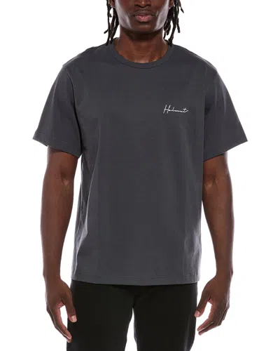 Helmut Lang Handwritten T-shirt In Gray