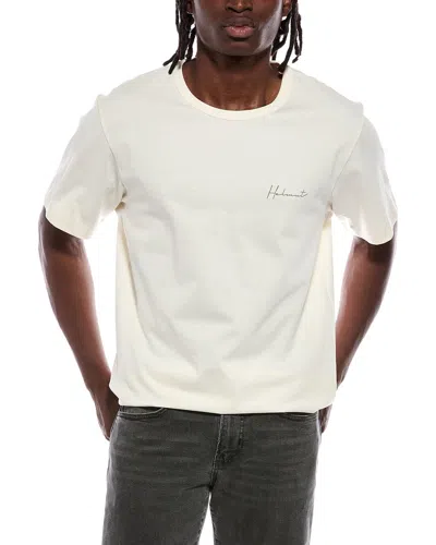Helmut Lang Handwritten T-shirt In White