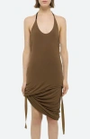 Helmut Lang Wind Harness Top In Cocoa