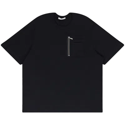 Pre-owned Helmut Lang Heavyweight Pocket And Zipper T-shirt 'black' | Men's Size Xl