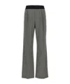 Helmut Lang Chevron Pants In Black