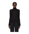 Helmut Lang High-necked Sweater In Black