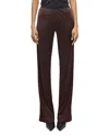 Helmut Lang Fluid Car Trousers In Espresso