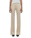 Helmut Lang High Rise Straight Pants In Neutral