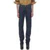 Helmut Lang High Waist Slim Jeans In Raw Indigo