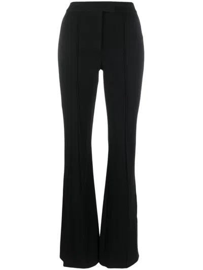 Helmut Lang High-waisted Slim-fit Trousers In Black