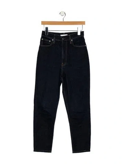 Pre-owned Helmut Lang High-rise Skinny Leg Jeans In Blue
