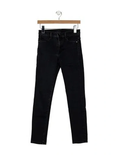 Pre-owned Helmut Lang High-rise Skinny Leg Jeans In Grey