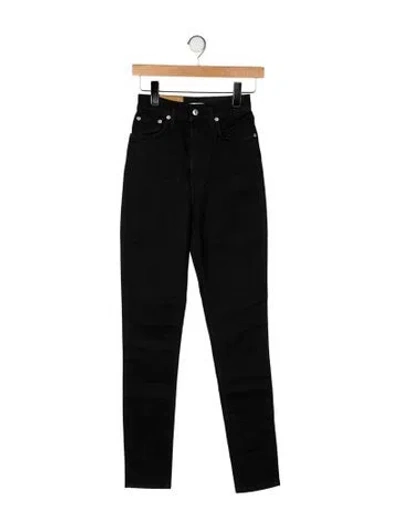 Pre-owned Helmut Lang High-rise Skinny Leg Jeans W/ Tags In Black