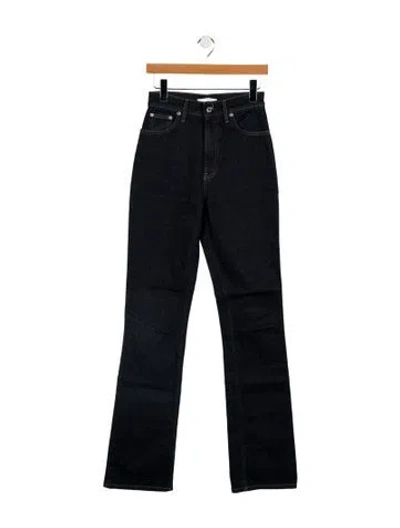 Pre-owned Helmut Lang High-rise Straight Leg Jeans In Blue