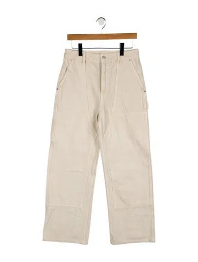 Pre-owned Helmut Lang High-rise Wide Leg Jeans In Neutral