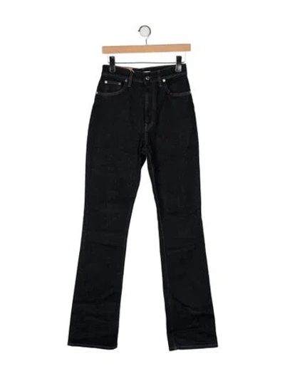 Pre-owned Helmut Lang High-rise Wide Leg Jeans W/ Tags In Black