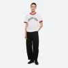 Helmut Lang Prep T-shirt In White/red