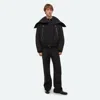 Helmut Lang Hooded Astro Bomber In Black