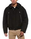 Helmut Lang Relaxed Fit Hooded Bomber Jacket In Black