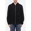 Helmut Lang Men's Wool-cashmere Mohawk Zip Hoodie In Black