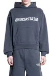 Helmut Lang Man Grey Sweatshirts In Grey