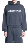 Helmut Lang Man Grey Sweatshirts In Grey
