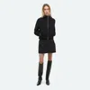 Helmut Lang Hooded Front Zip Jacket In Black