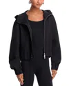 Helmut Lang Hooded Front Zip Jacket In Black