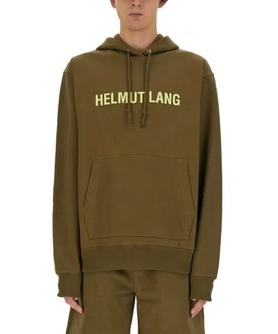 Helmut Lang Hoodie In Green