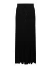 Helmut Lang Stretch-jersey Maxi Skirt In Black