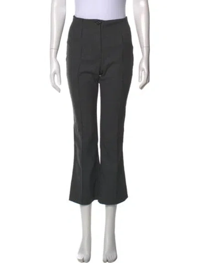 Pre-owned Helmut Lang Houndstooth Print Flared Pants In Multi