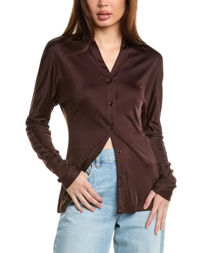 Helmut Lang Infinity Shirt In Brown