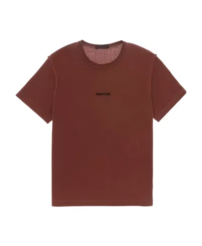 Helmut Lang Inside Out Logo-embroidered Cotton T-shirt