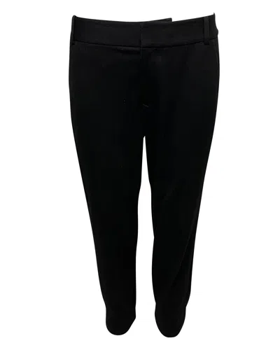 Helmut Lang Isabel Marant Slim Fit Trousers In Black Wool