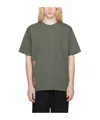 Helmut Lang Item O-neck Short-sleeved T-shirt In Gray
