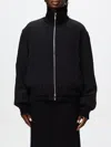 Helmut Lang Layered Bomber Jacket In Schwarz