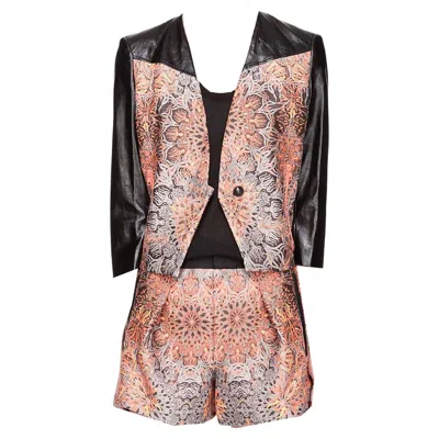 Pre-owned Helmut Lang Jacket Shorts Set Size 40 In Brown